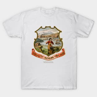 1876 Nebraska Coat of Arms T-Shirt